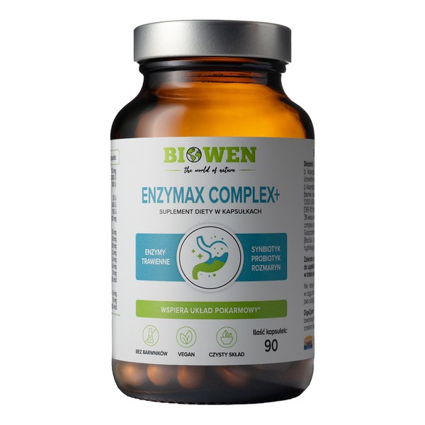 Biowen EnzyMax Complex+, kapsułki, 90 szt.