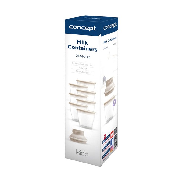 Concept ZM4000, Kido, pojemniki do przechowywania pokarmu 7 szt.