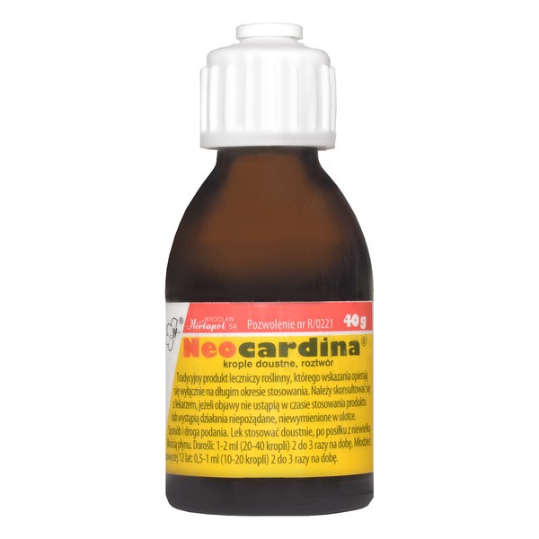 Neocardina, krople doustne, 40 g
