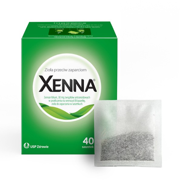 Xenna, zioła do zaparzania, 0,9-1,1 g, 40 saszetek