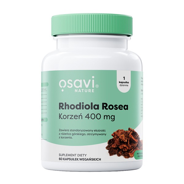 Osavi Rhodiola Rosea Korzeń 400 mg, kapsułki, 60 szt.