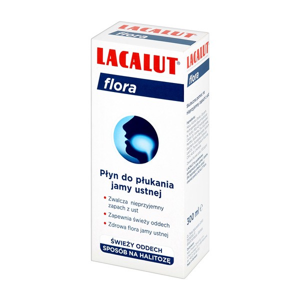 Lacalut flora, płyn do higieny jamy ustnej, 300 ml