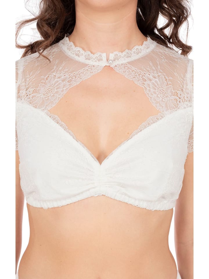 MarJo Dirndlbluse HENNI-NINETTE in offwhite günstig kaufen