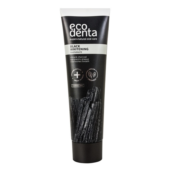 Ecodenta, ekologiczna, czarna pasta do zębów, wybielająca, 100 ml
