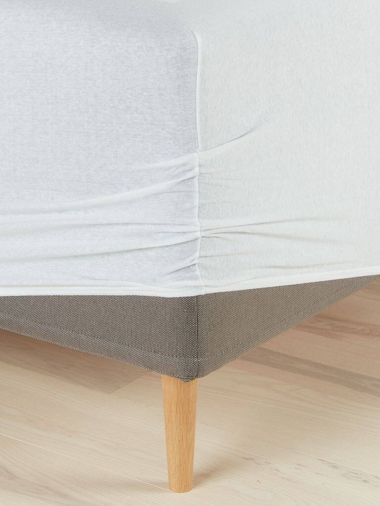 JENNY plus Jersey JENNY Stræklagen 90x200x35cm Hvid