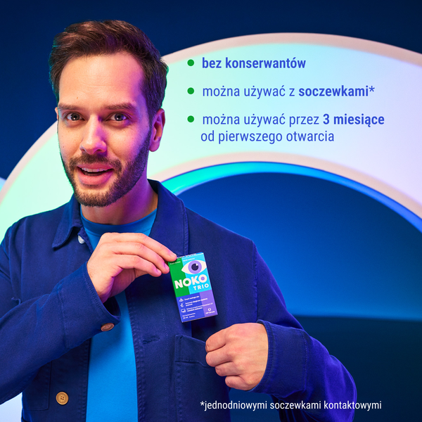 Noko Trio, krople do oczu, 10 ml