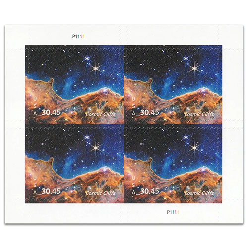 2024 USPS Cosmic Cliffs forever stamps