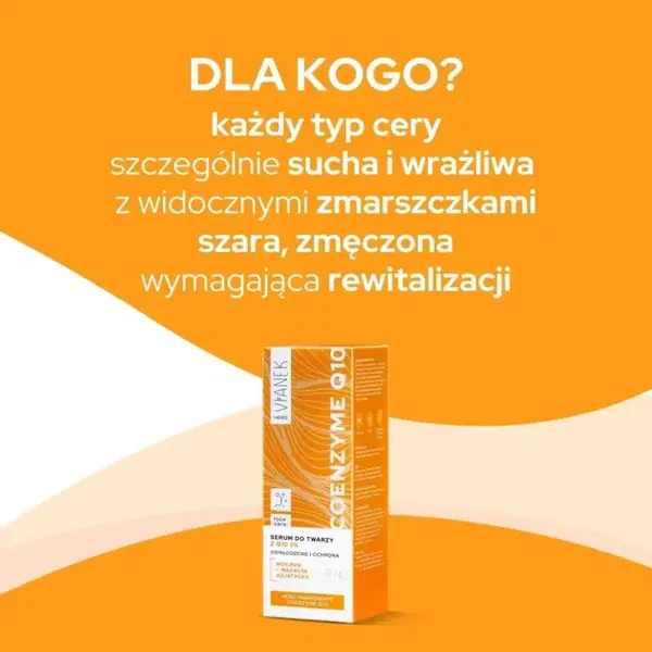 Vianek Hero, serum do twarzy z koenzymem Q10, 30 ml