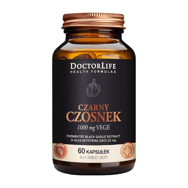 DoctorLife Czarny Czosnek, kapsułki, 60 szt.