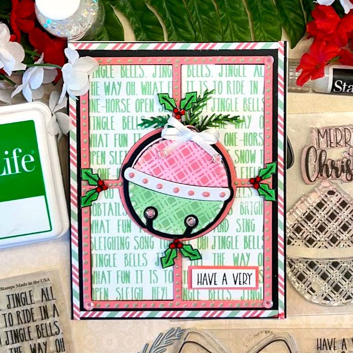 solids4jinglebell Clear Stamp Set