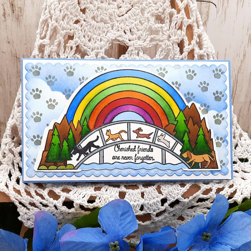 rainbowbridge2stamp Clear Stamp Set