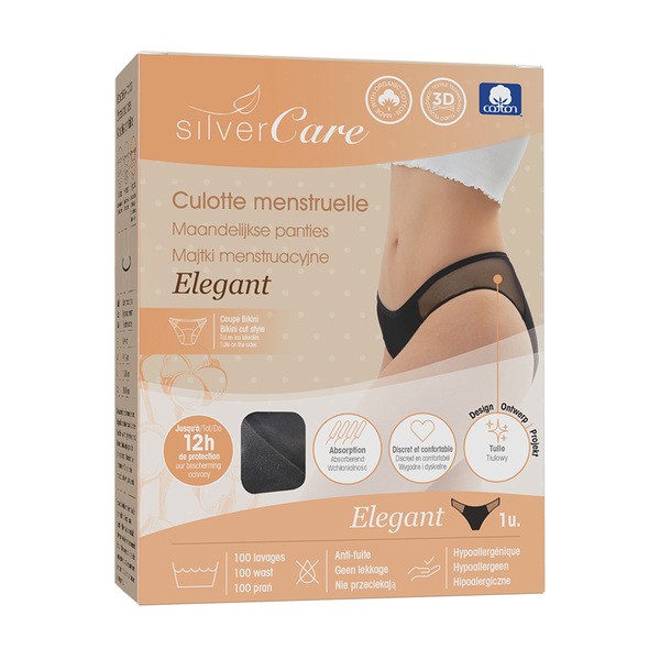 Silver Care Elegant, Majtki menstruacyjne, rozmiar L, 1 szt.