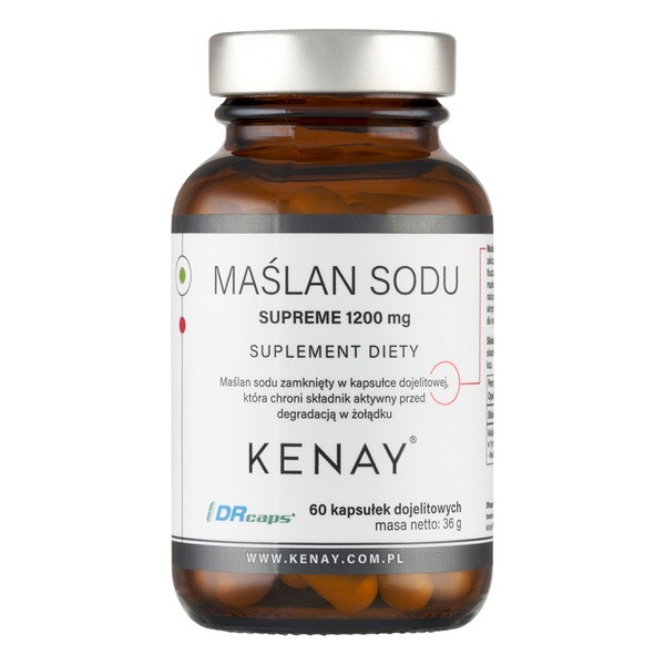 KENAY Maślan Sodu Supreme 1200 mg, kapsułki, 60 szt.