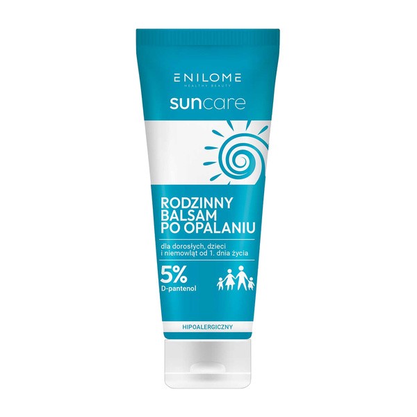 Enilome Healthy Beauty Suncare, rodzinny balsam po opalaniu z 5% d-pantenolu, 200 ml