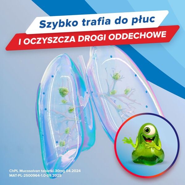 Mucosolvan, 30 mg, tabletki, 20 szt.