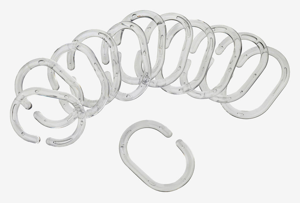 VAREKIL Bruseforhængsringe VAREKIL 12 stk. transparente