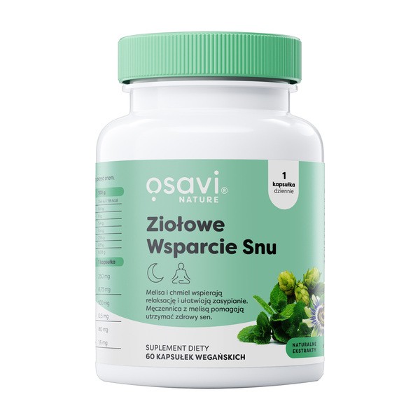 Osavi Ziołowe Wsparcie Snu, kapsułki, 60 szt.