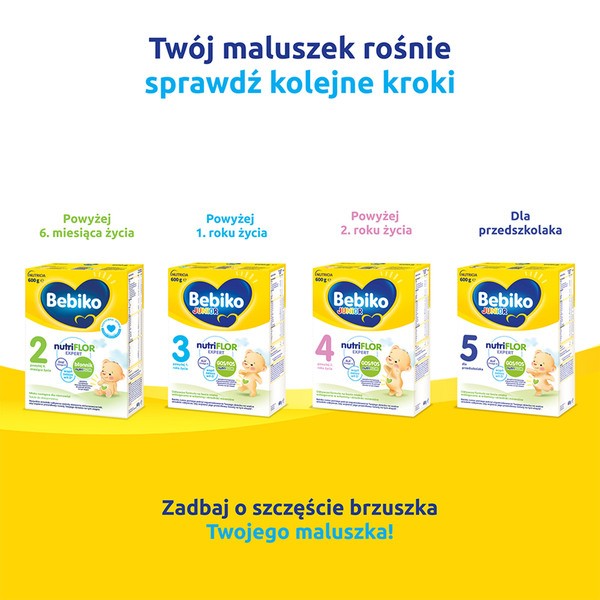 Bebiko 1 NUTRIflor Expert, mleko początkowe dla niemowląt, od urodzenia, proszek, 600 g