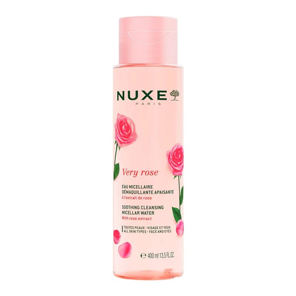 Nuxe Very Rose, łagodząca woda micelarna 3w1, 400 ml