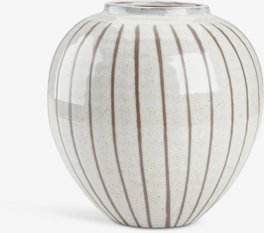 SOFUS SOFUS vase Ø21xH21cm grå/brun