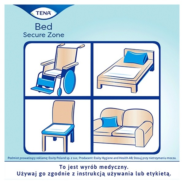 TENA Bed Plus, podkłady chłonne, 60 x 90 cm, 30 szt.