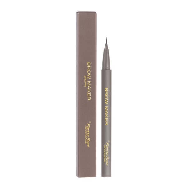 Pierre Rene Brow Maker, pisak do brwi, Brown, 0,5 g
