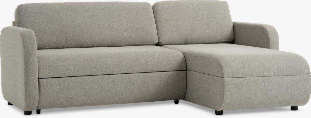 MOMMARK Sovesofa med chaiselong MOMMARK beige stof