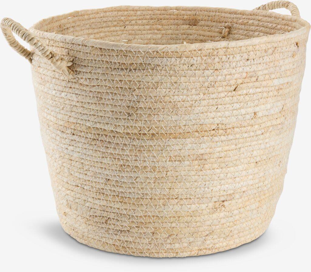 JUSTIN JUSTIN kurv Ø35xH26cm natur