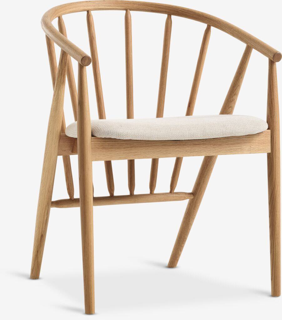 ARNBORG ARNBORG eg/hvid spisestuestol