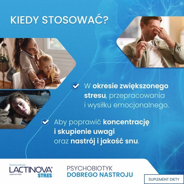 Lactinova stres, kapsułki, 28 szt.