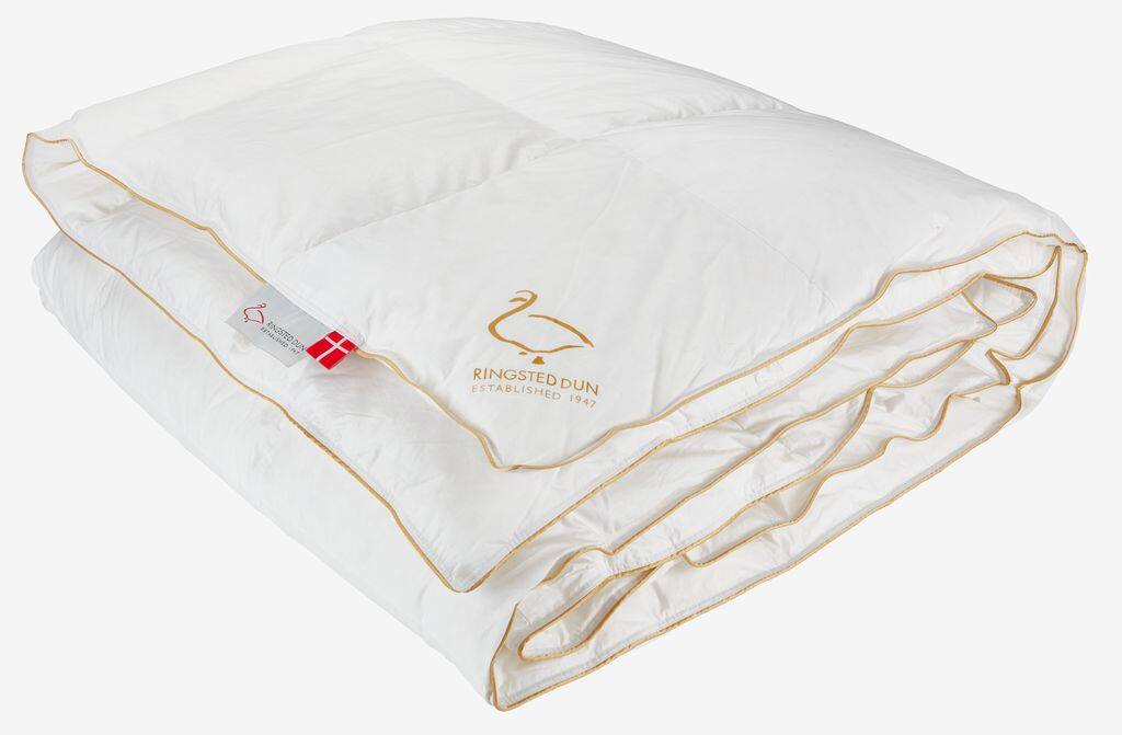 ROYAL GOLD guld gåsedunsdyne 135x200 Ringsted Dun ROYAL GOLD varm