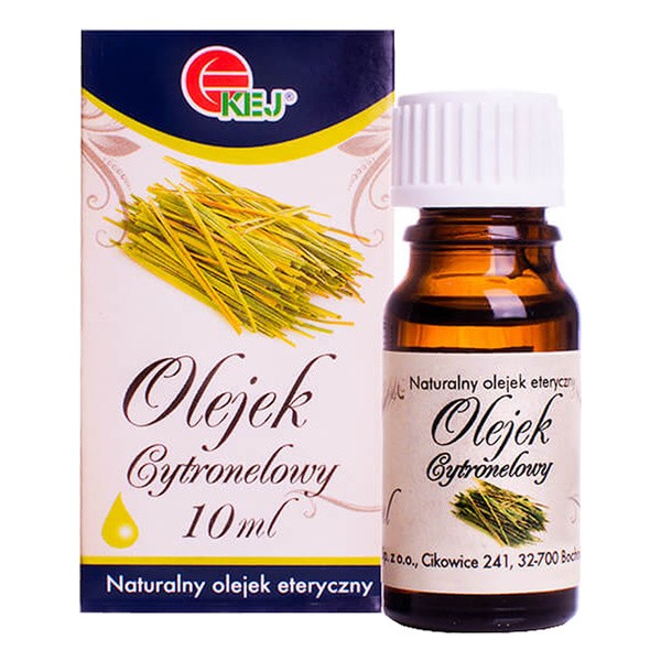 Kej, olejek eteryczny cytronelowy, 10 ml