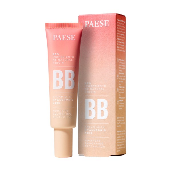 Paese, krem BB z kwasem hialuronowym, 2,5 Nude, 30 ml