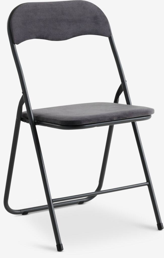 VOEL Foldestol VOEL fløjl mørkegrå