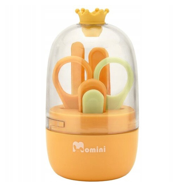 Momini BabyNail, zestaw do pielęgnacji paznokci niemowląt, żółty, 1 zestaw