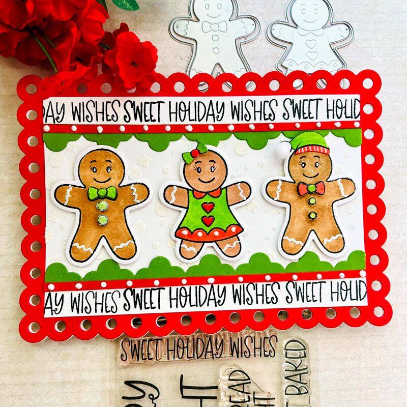 Gingerbread Fun Clear Stamp Set