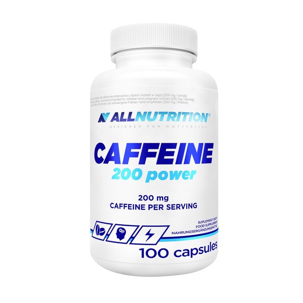 Allnutrition Caffeine 200 power, kapsułki, 100 szt.