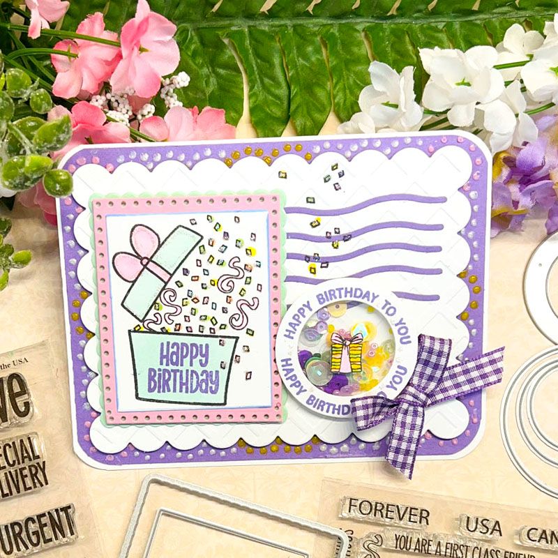 circles4postmarks Clear Stamp Set