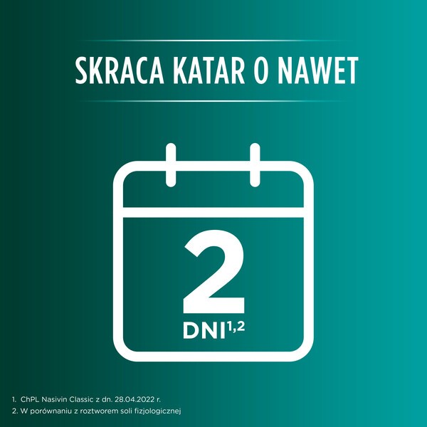 Nasivin Classic (soft 0.05%), (0,5 mg/ml), aerozol do nosa, 10 ml