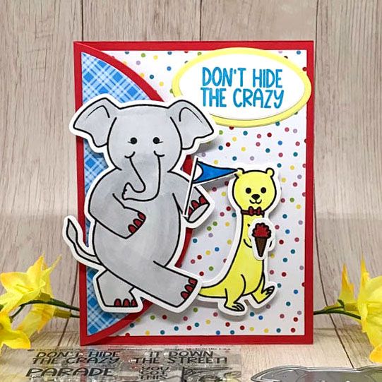 Parade Buddies 3 Clear Stamp Set