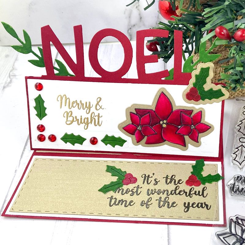 moreHollywreath2stamp Clear Stamp Set