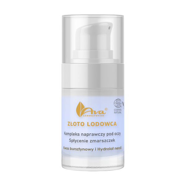Ava Złoto Lodowca, kompleks naprawczy pod oczy, 15 ml
