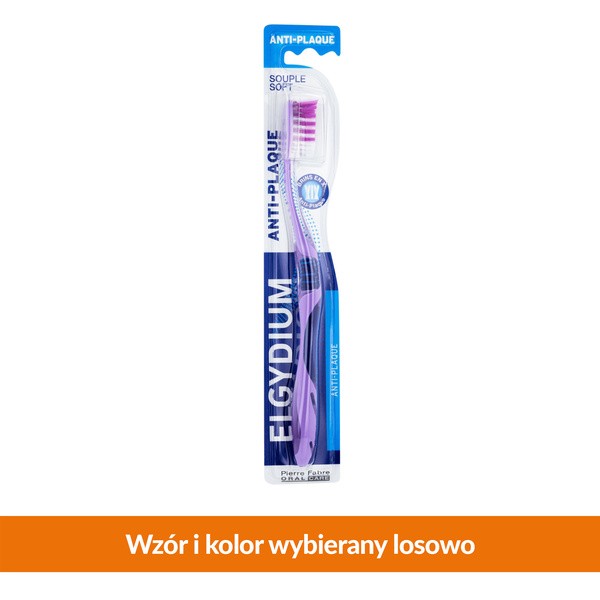 Elgydium Anti-Plaque, szczoteczka do zębów, miękka, 1 szt.