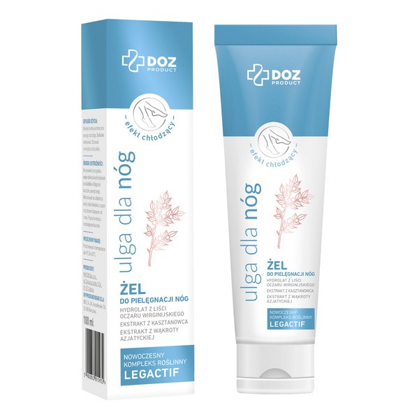 DOZ PRODUCT Ulga dla nóg, żel do pielęgnacji nóg, 100 ml