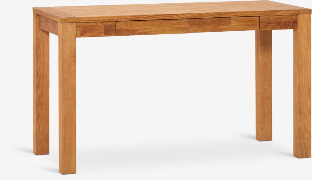 HAGE skrivebord 60x130 2 skuffer eg