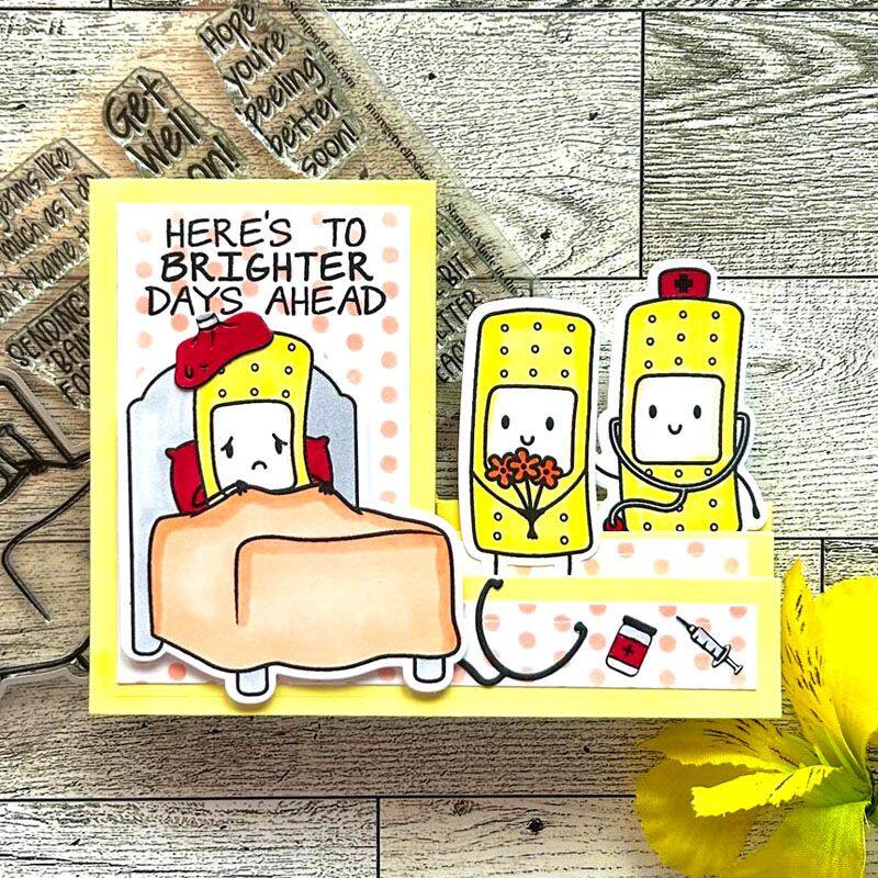 Words for Get Well Clear Stamp Set