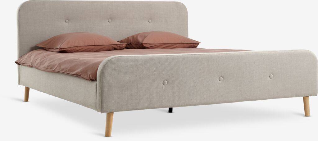 KONGSBERG KONGSBERG sengeramme 160x200cm beige stof