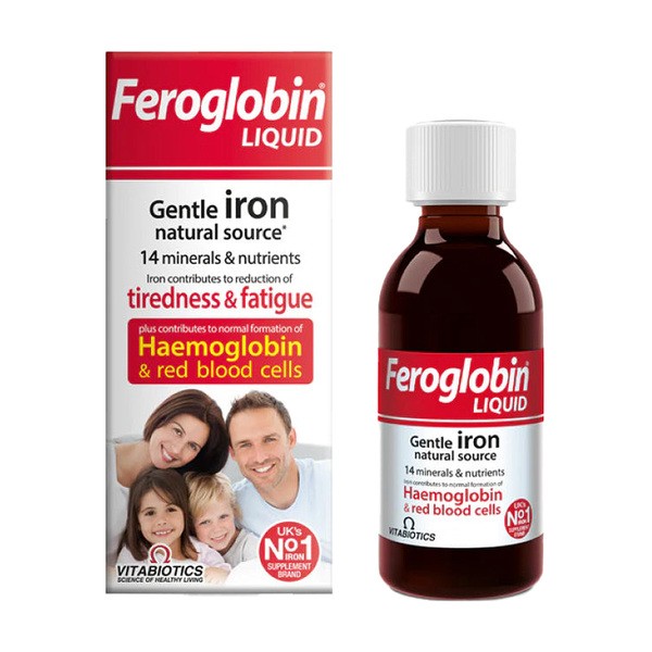Vitabiotics Feroglobin Liquid, płyn, 200 ml