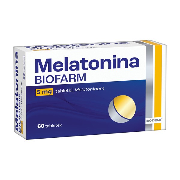 Melatonina Biofarm, 5 mg, tabletki, 60 szt.