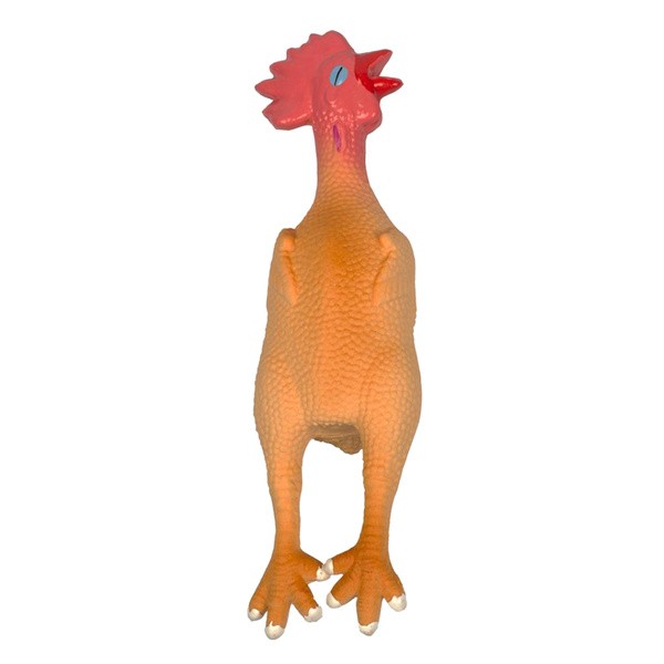 Duvoplus Piszcząca Kurka, lateksowa zabawka dla psa, 15 cm, 1 szt.